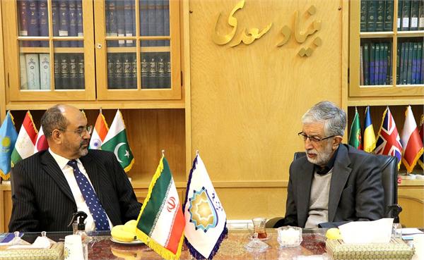 دیدار رئیس مؤسسه فرهنگی اکو با رئیس بنیاد سعدی