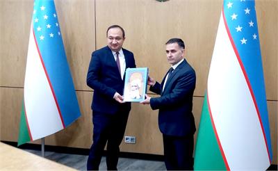 دیدار رئیس موسسه فرهنگی اکو با قائم مقام وزیر فرهنگ ازبکستان