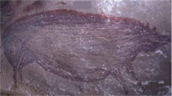 کشف قدیمی ترین نقاشی دیواری در غار در اندونزی