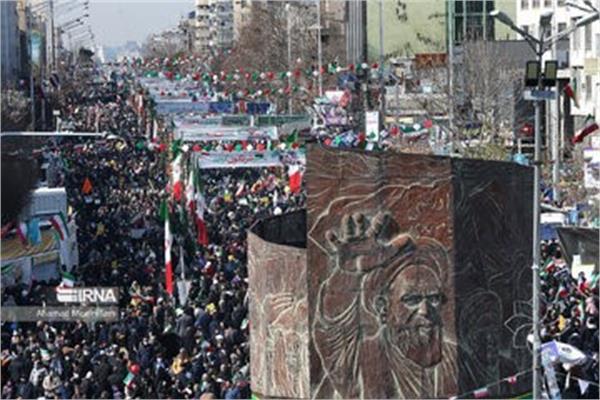 Iranians celebrating 44th victory anniversary of Islamic Revolution