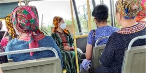 جریمه ۱۷ دلاری ”ماسک نزدن” در ترکمنستان