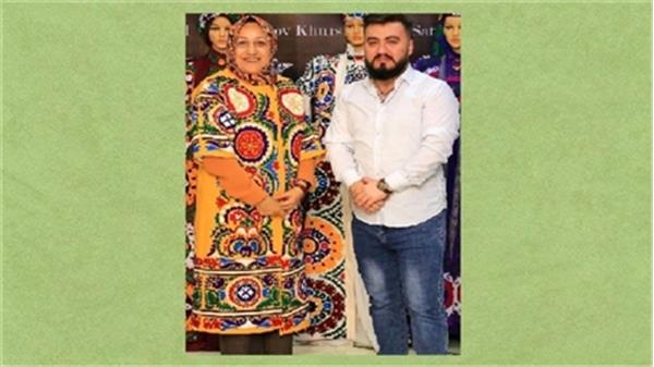 لباس تاجیکی بر تن همسر وزیر خارجه ایران