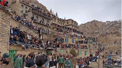 آیین و مراسم کهن در روستای اورامان تخت در استان کردستان