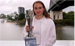 Kazakhstan’s Rybakina claims 1st title of the season in Brisbane