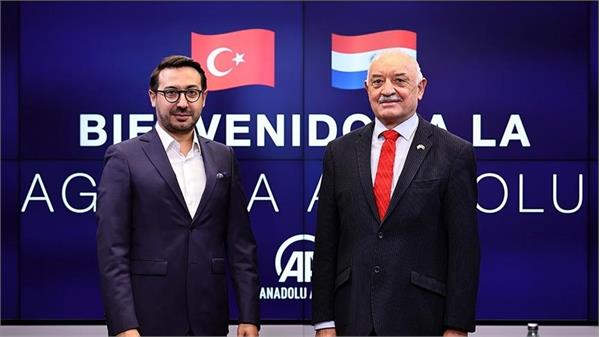 Paraguayan Ambassador Visits Anadolu Agency Headquarters