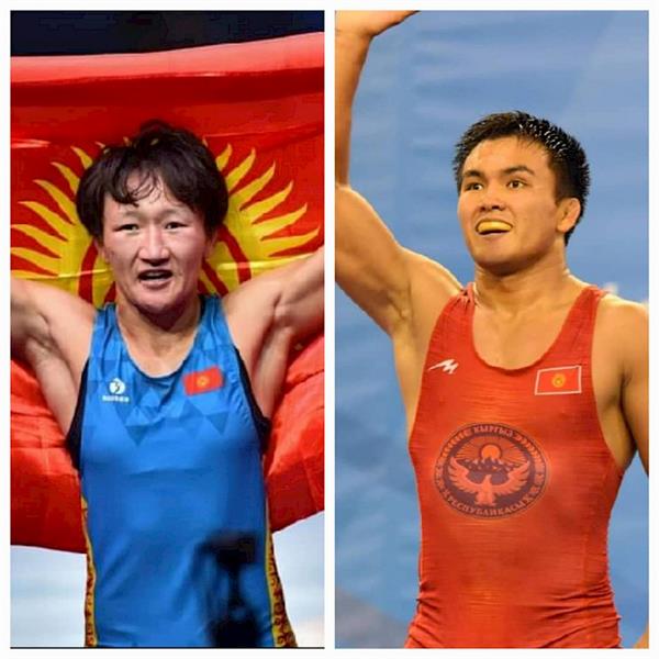 Kyrgyz athletes Tynybekova and Akmataliev win gold