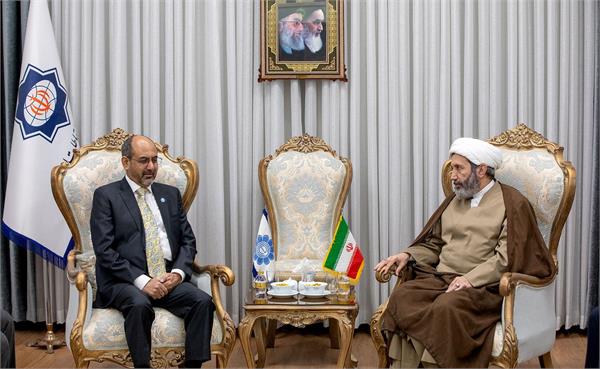 دیدار رئیس مؤسسه فرهنگی اکو با رئیس سازمان فرهنگ و ارتباطات اسلامی