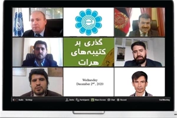 ECI holds webinar: Herat's brilliance in the art of inscription