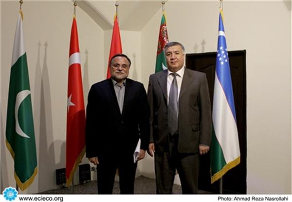 سفیر ازبکستان از موسسه فرهنگى اکو بازدید کرد