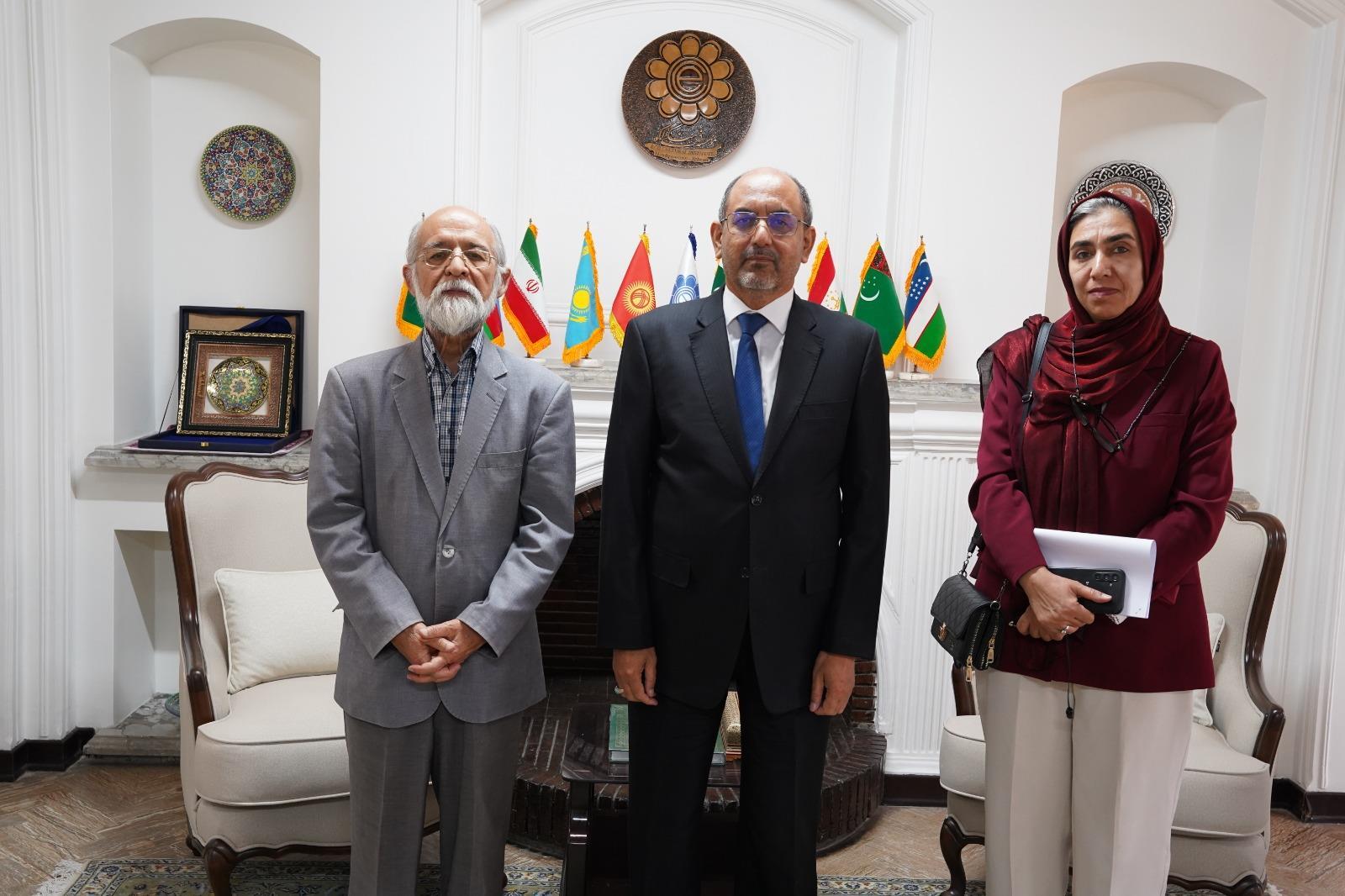 دیدار دکتر سید عسکر موسوی با رئیس مؤسسه فرهنگی اکو