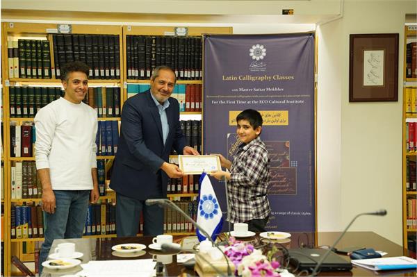 اختتامیه دوره تخصصی خوشنویسی کاپرپلیت 2