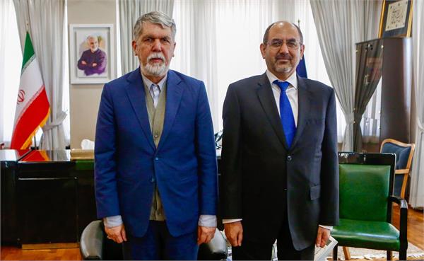 دیدار رئیس موسسه فرهنگی اکو با وزیر فرهنگ و ارشاد اسلامی ایران