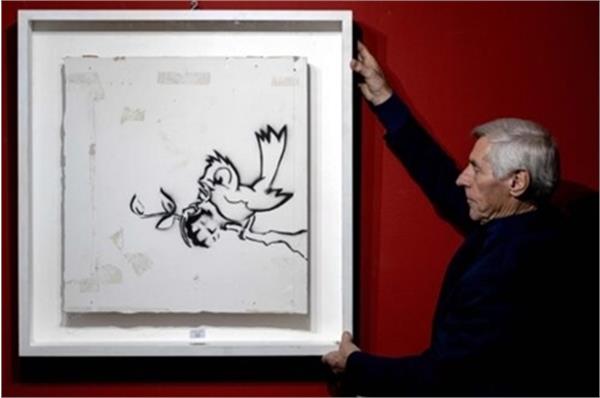 تابلوی نقاشی بنکسی ۲۰۰ هزار دلار فروخته شد